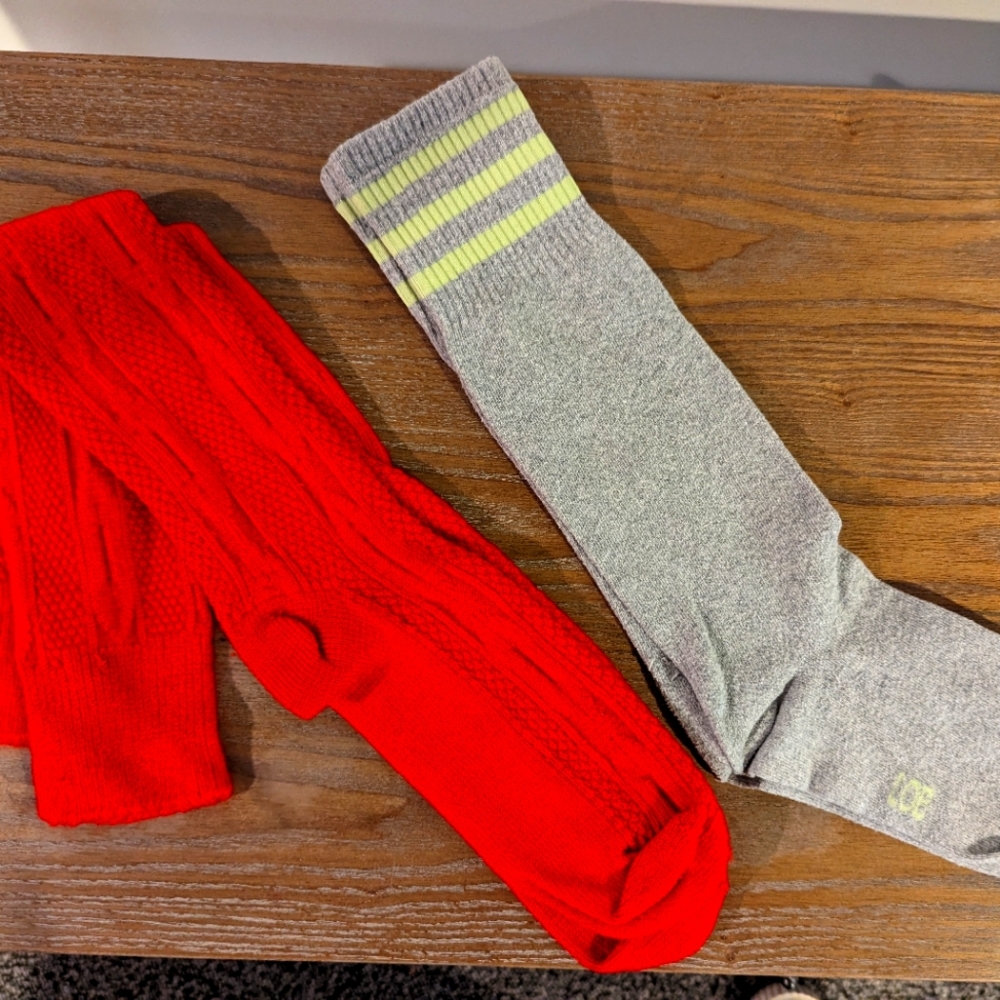 Lot of 2 High rise socks